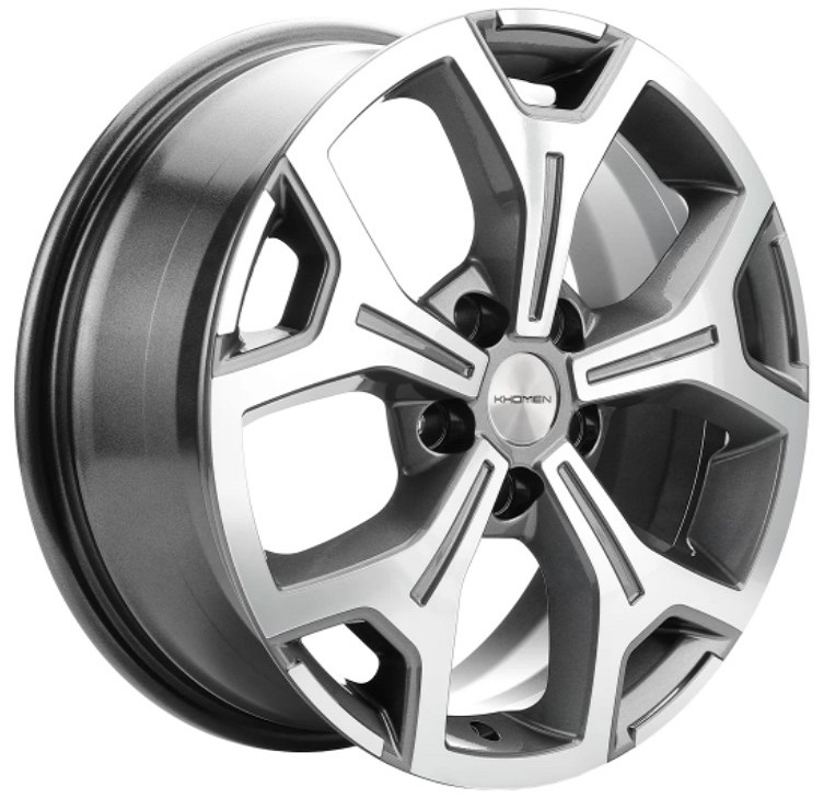 Диски Khomen Wheels KHW1710 (Coolray) F-Silver-FP